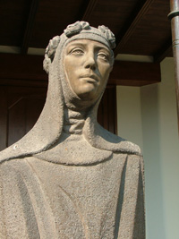 St. Rose Statue detail