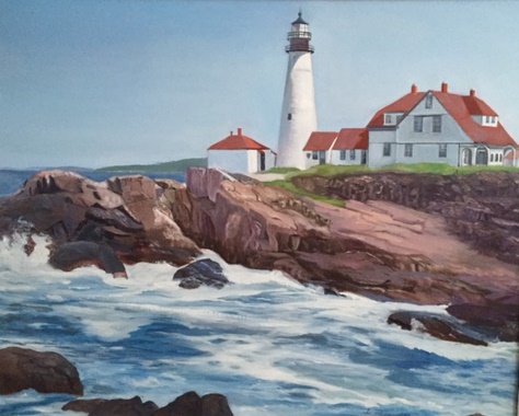 Lighthouse painting cropped