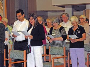 Associates take part in the Ritual of Acceptance.