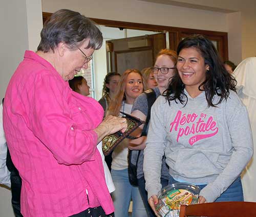 sister-rose-ann-greets-students